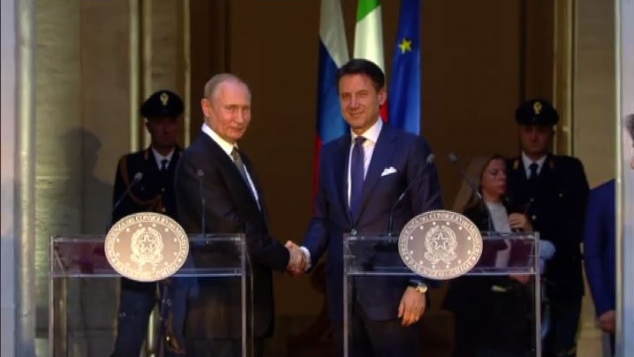 Putin a Roma, il premier Conte ribadisce intesa, no alle sanzioni