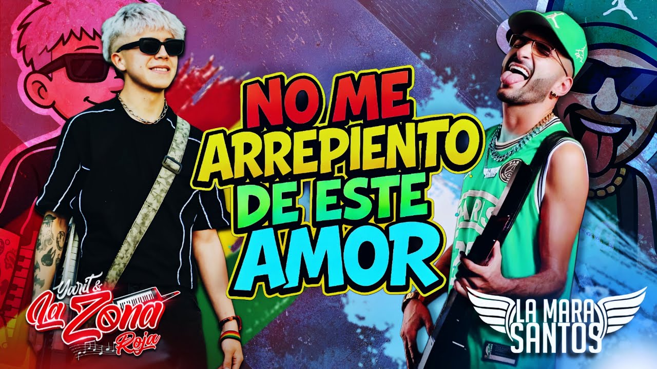 ♫Yarit & La Zona Roja ❌ La Mara Santos - No Me Arrepiento De Este Amor / Cumbia 2025 🔥