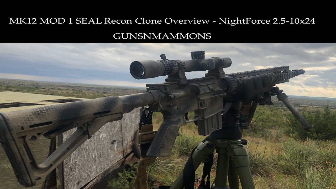 MK12 MOD 1 SEAL Recon Rifle Clone Overview - NightForce 2.5-10x24