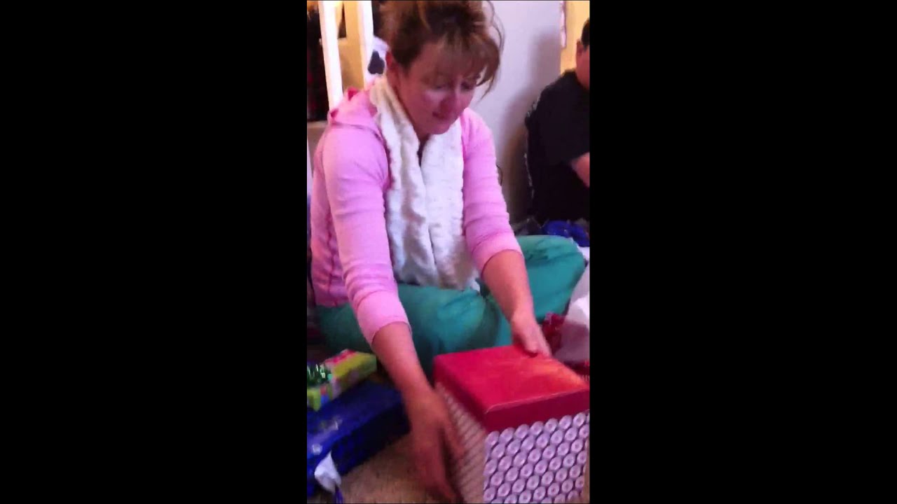 Finding out she's going to be a grandma