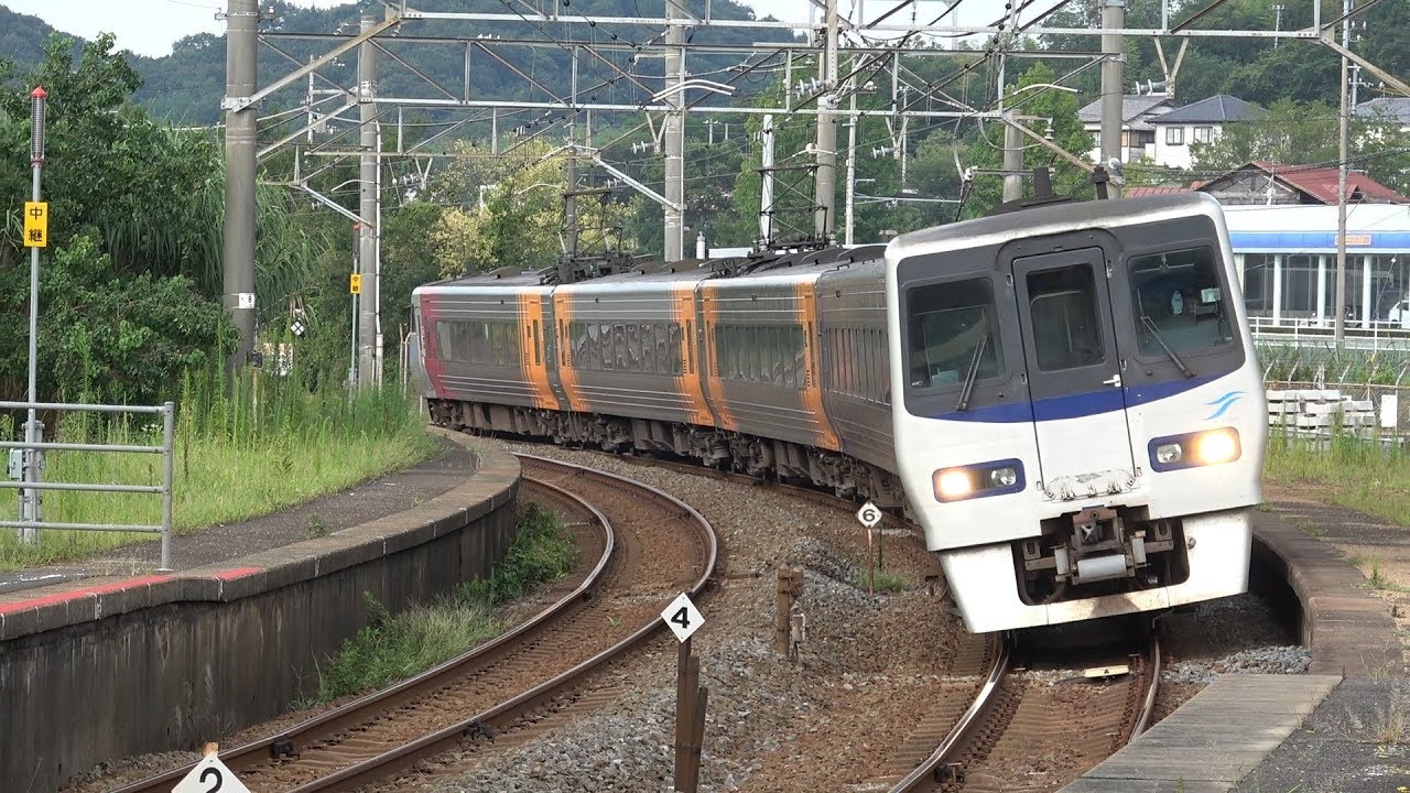 [最高130km/h!]JR四国 予讃線を走る快速＆特急列車通過集