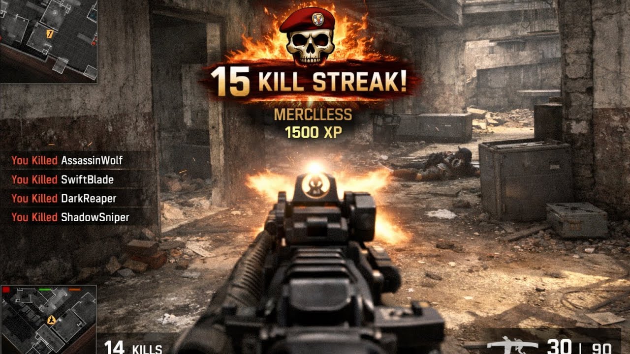 Just chilling (getting a 15 kill streak)