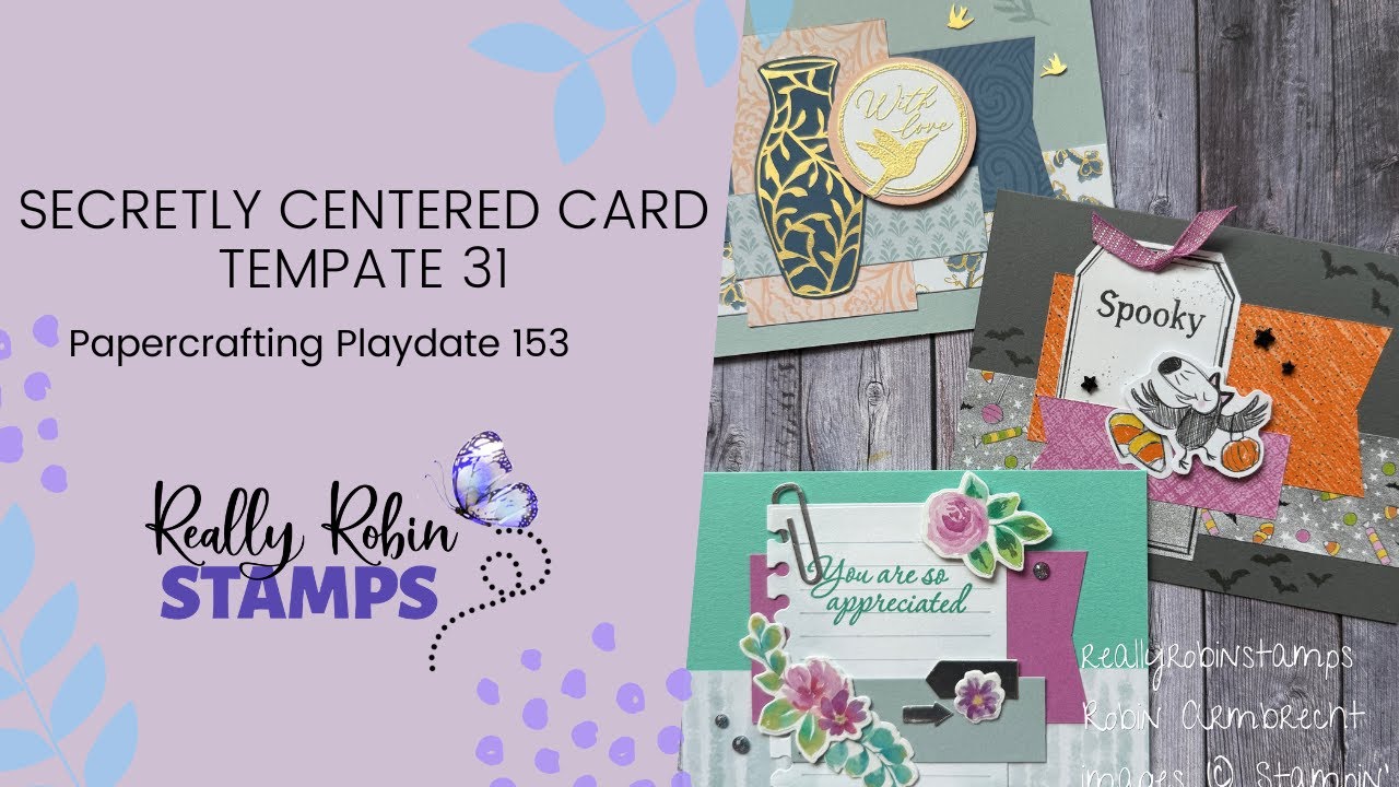 Card Template 31 | Papercrafting Playdate 153