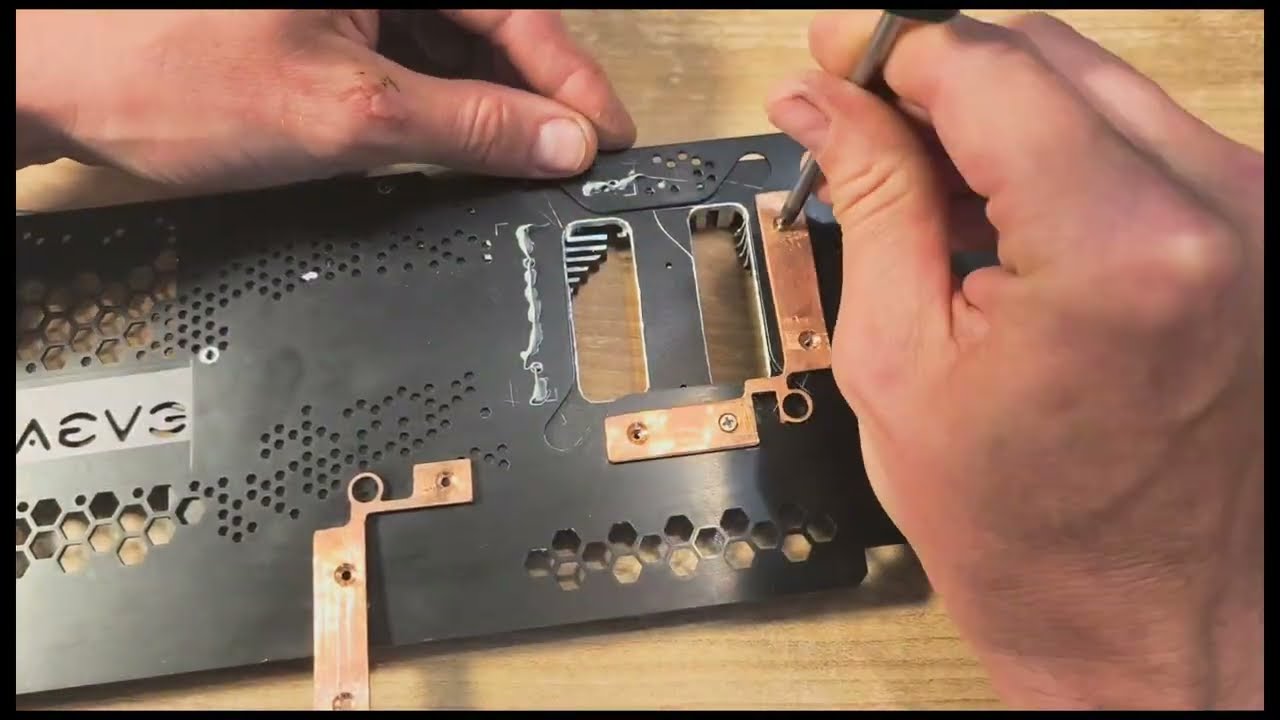 RTX 3090 EVGA Hybrid VRAM Cooling Mod | Custom Copper & 3D-Printed Air Duct