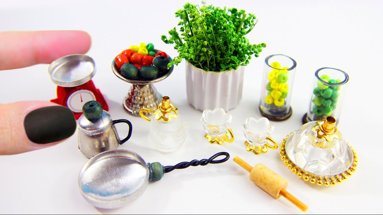 DIY Cocina en Miniatura: 10 Manualidades en Miniatura - Cada una en menos de 1 minuto #4