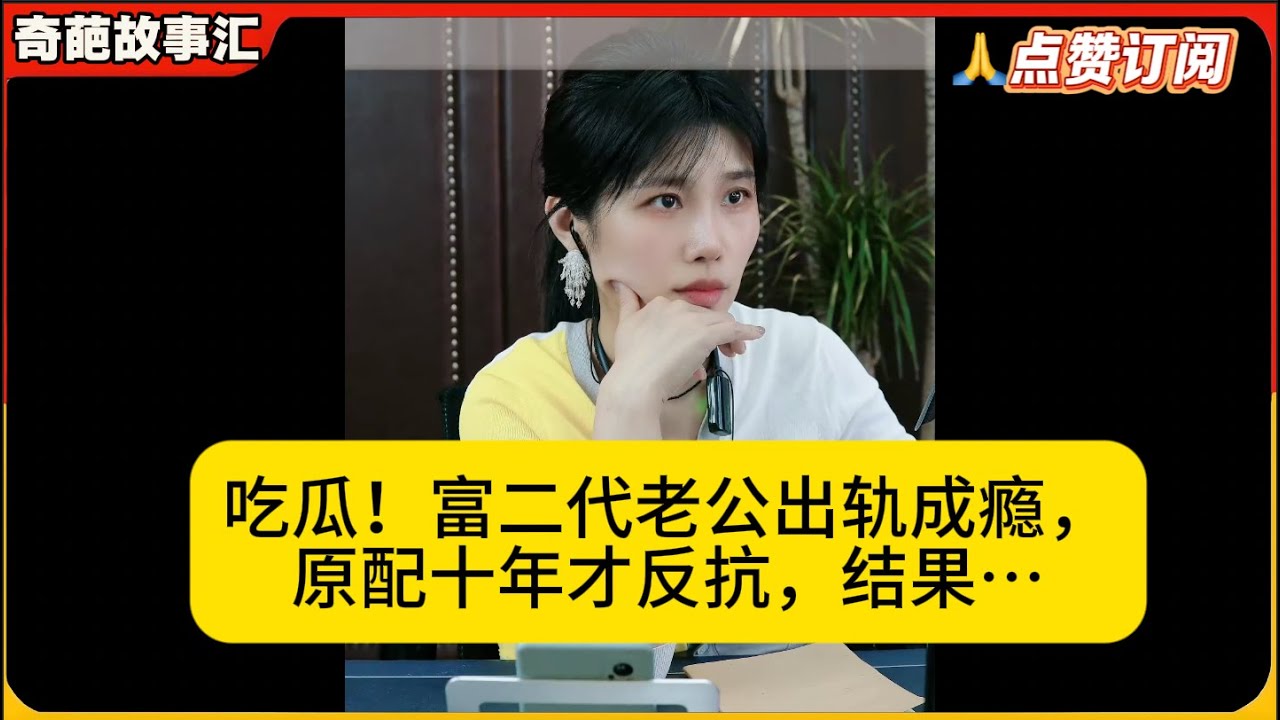 吃瓜！富二代老公出轨成瘾，原配十年才反抗，结果…米小律奇葩故事汇