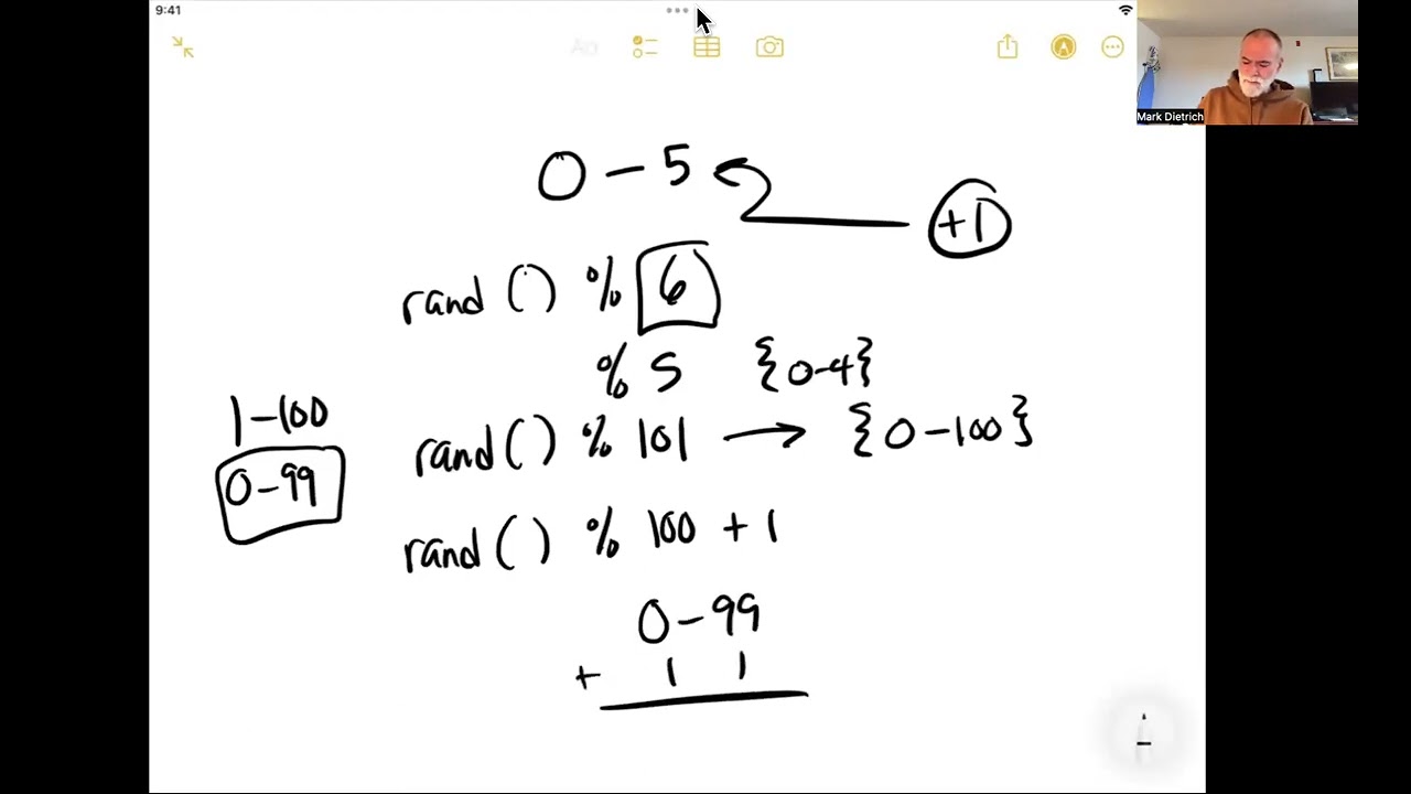 COMSC-110 Lesson: Random Numbers