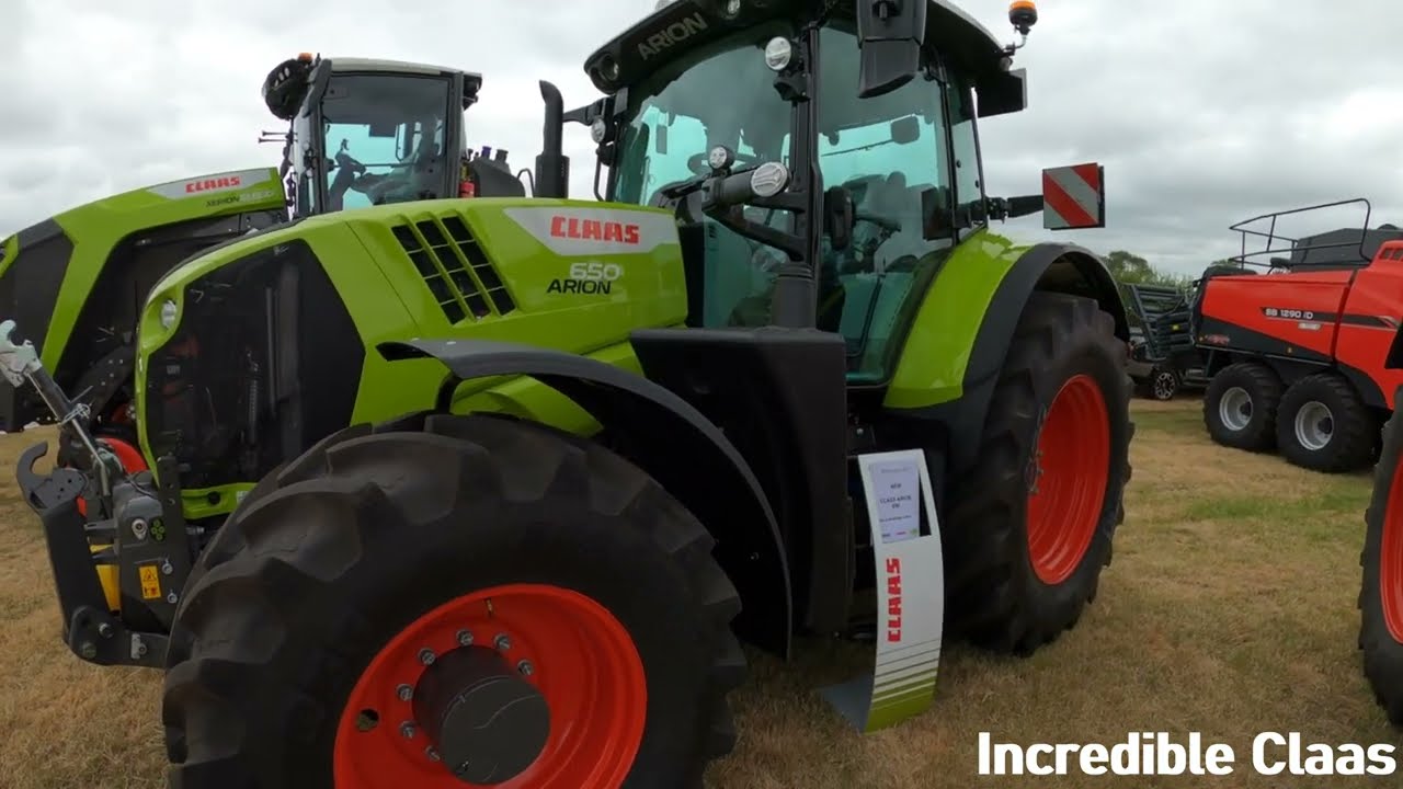 2025 Claas Arion 650 6.8 Litre 6-Cyl Diesel Tractor (175 / 185 HP) Manns at Blaston Show 2025