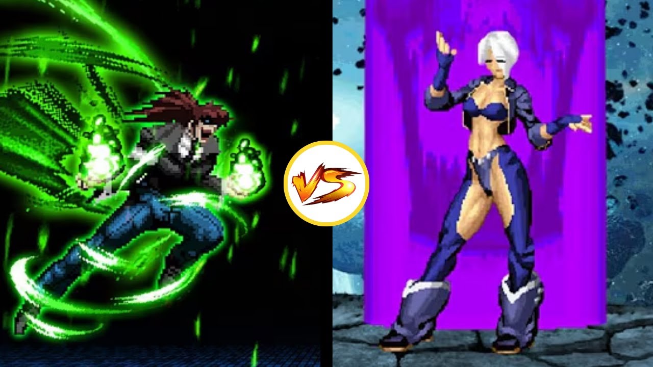 [KOF MUGEN] Титан Иори Ягами vs Angel Fight