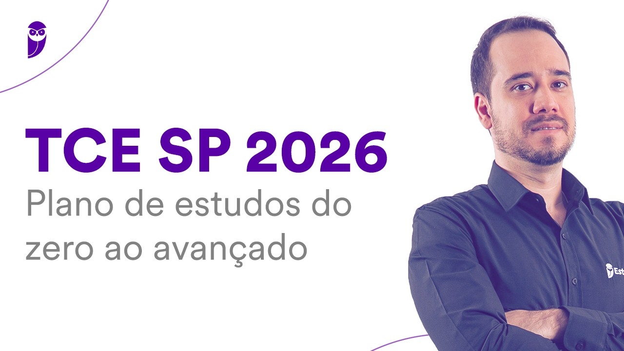 Concurso TCE SP 2026: Plano de estudos do zero ao avan&ccedil;ado
