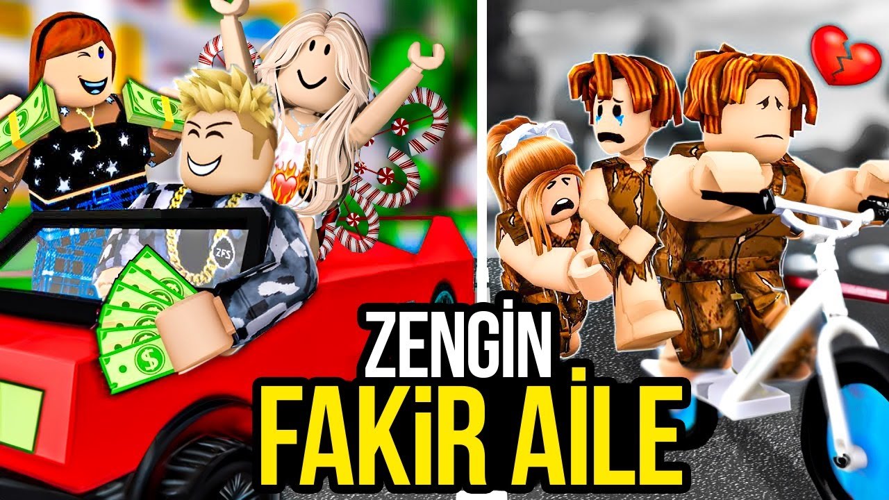 FAKİR AİLE VS ZENGİN AİLE ROBLOX BROOKHAVEN RP #roblox #brookhaven #rp
