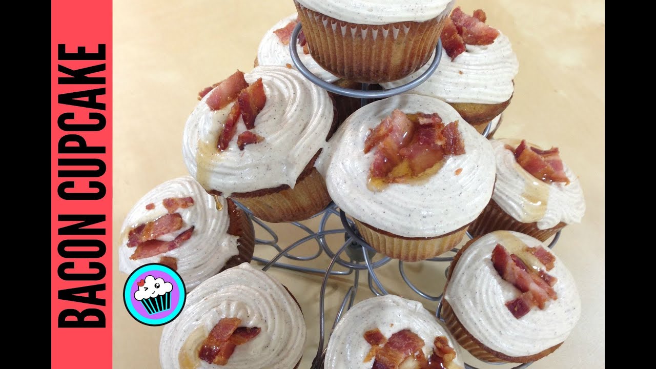 How to make Maple Bacon Cupcakes - Pinch of Luck