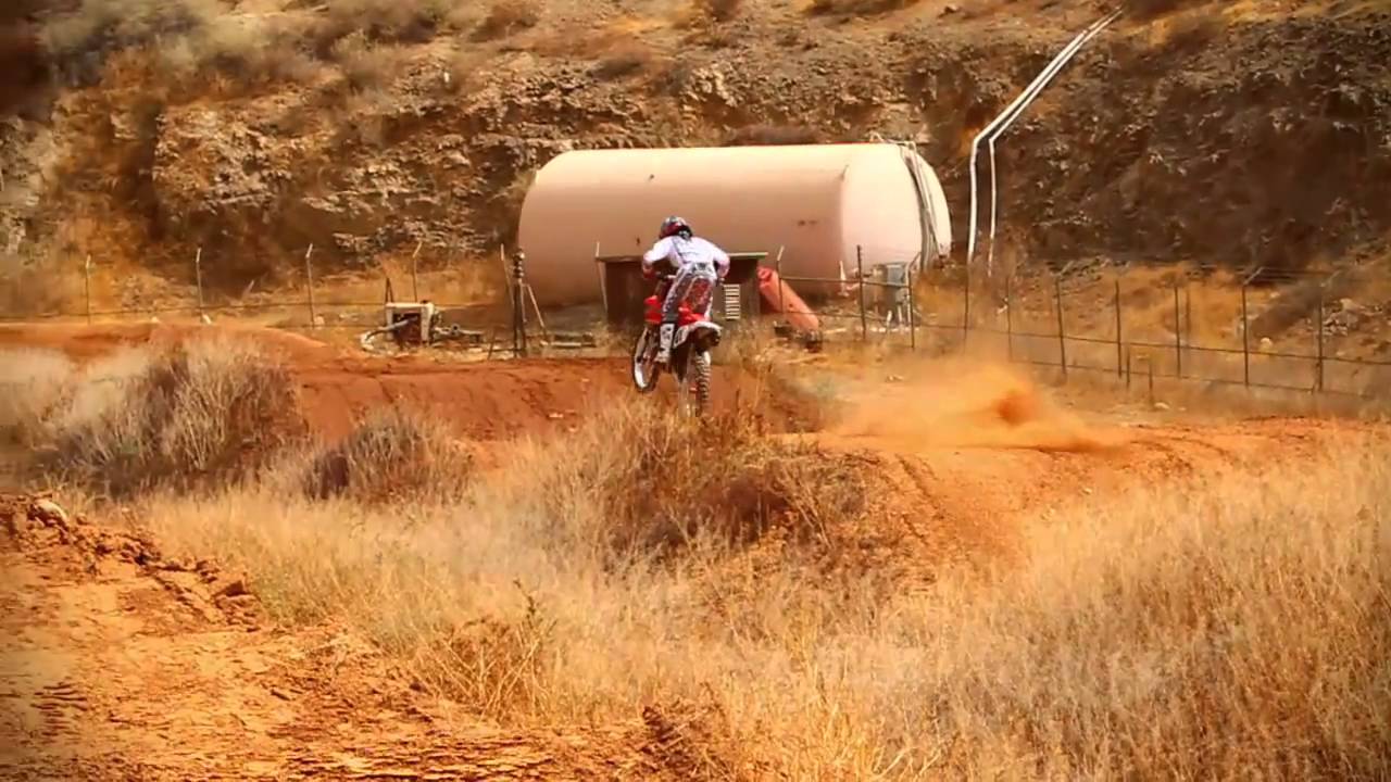 Trey Canard Honda 450 testing