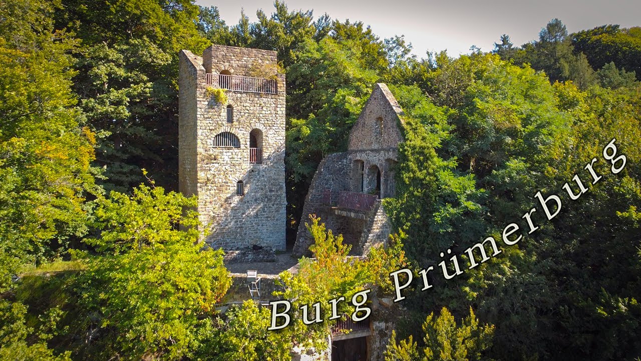 Wir waren bei der Burgruine Prümerburg in der Eifel!!!