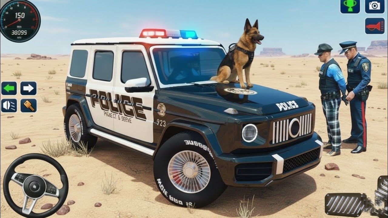 🚘Police Car Chase Simulator 3D - Real Police Chase Games - Police Chor Wala Game - Android Gameplay 