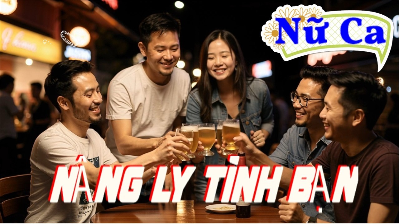 NÂNG LY TÌNH BẠN (Nữ Ca) | St: Gió Thời Gian - Dzô dzô dzô… Nâng ly nào anh em ơi!