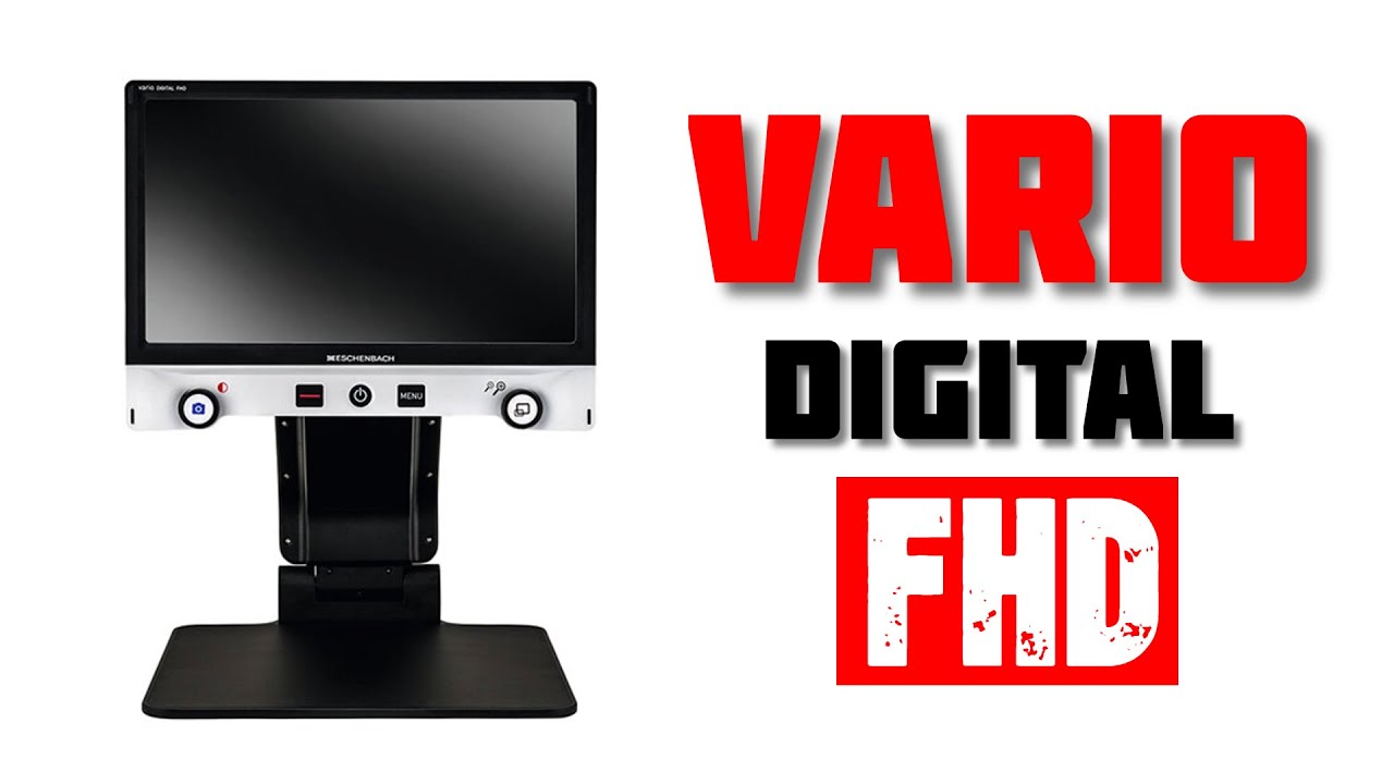 Eschenbach Vario Digital FHD Foldable Electronic Magnifier Demonstration