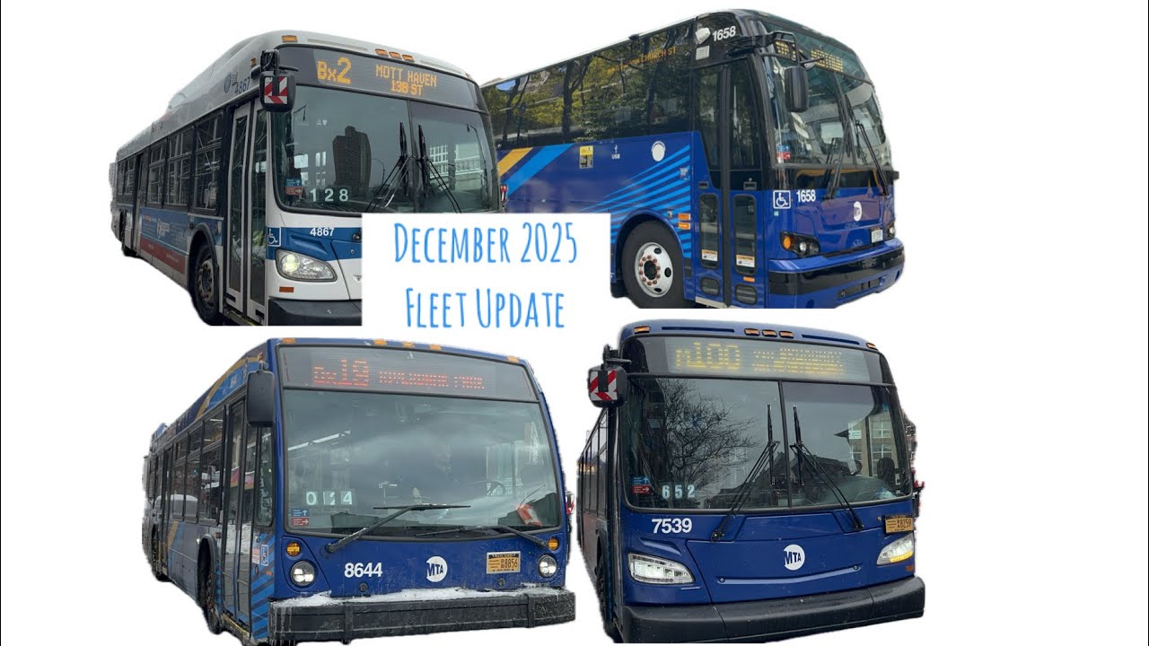 MTA NYCT Fleet Status Recap: December 2025