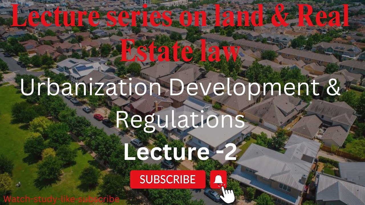 Urbanisation : Issues & perspective..