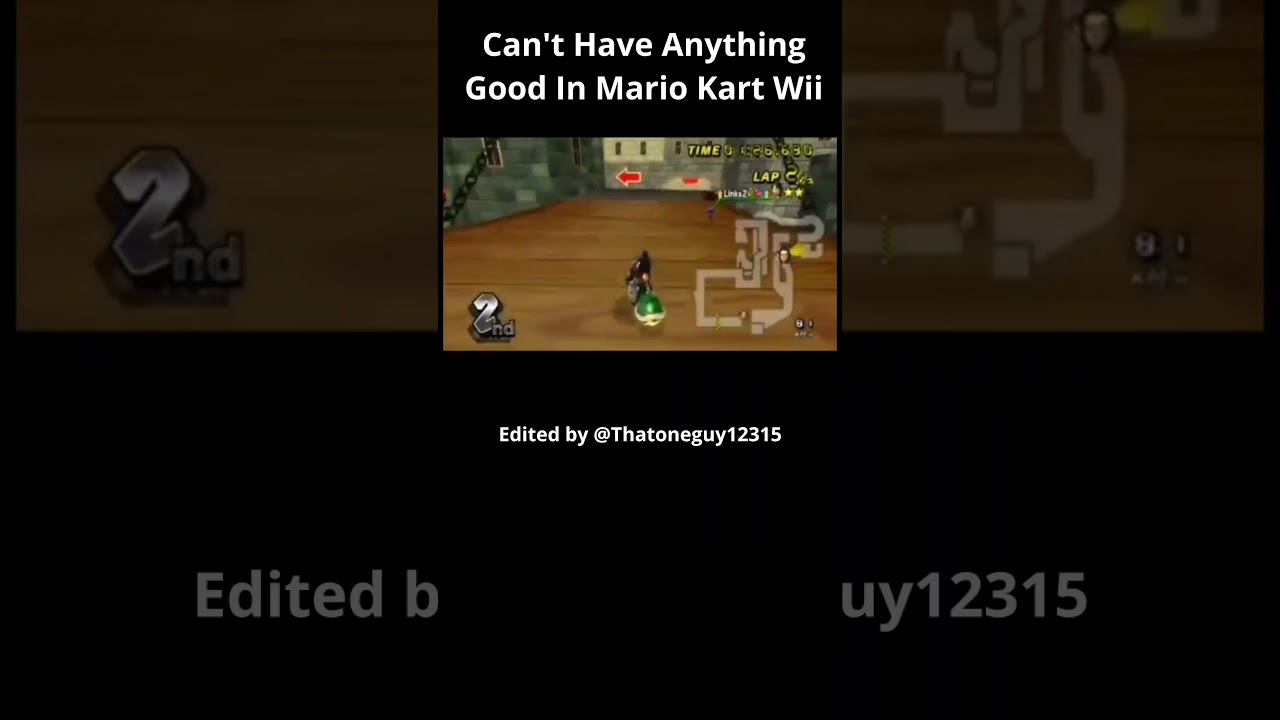 Can't Have Anything Good In Mario Kart Wii #mariokart #mariokartwii #ctgpr #ctgprevolution #funny