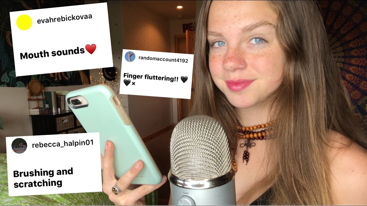 ASMR Fans Pick my Triggers
