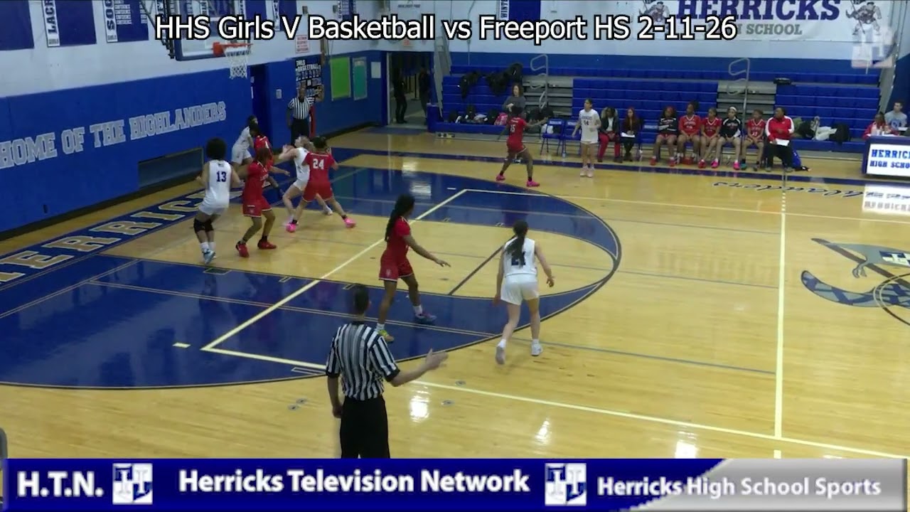 Herricks High School's Girls V Basketball vs Freeport  HS 2-11-26