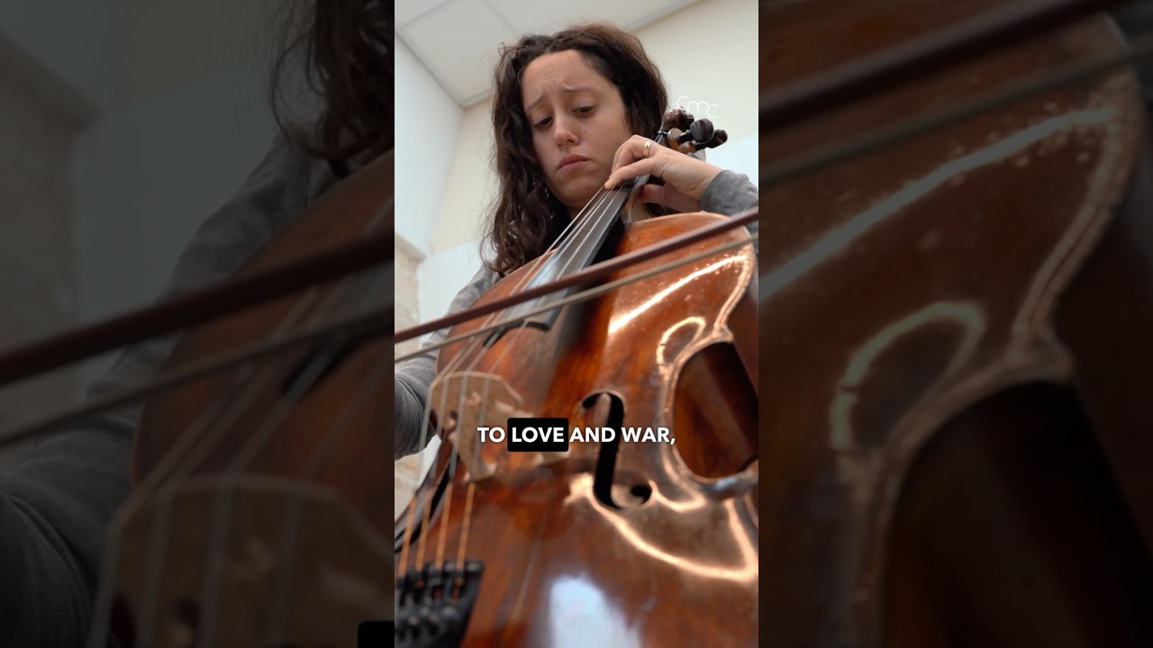 Gaza: The cello defying the chaos of war 🎻 #Hope