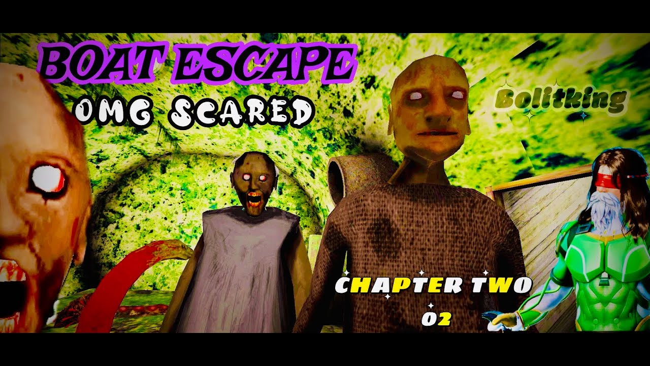 GRANDPA AND GRANNY | SCARY BOAT ESCAPE _ HORROR GAMEPLAY