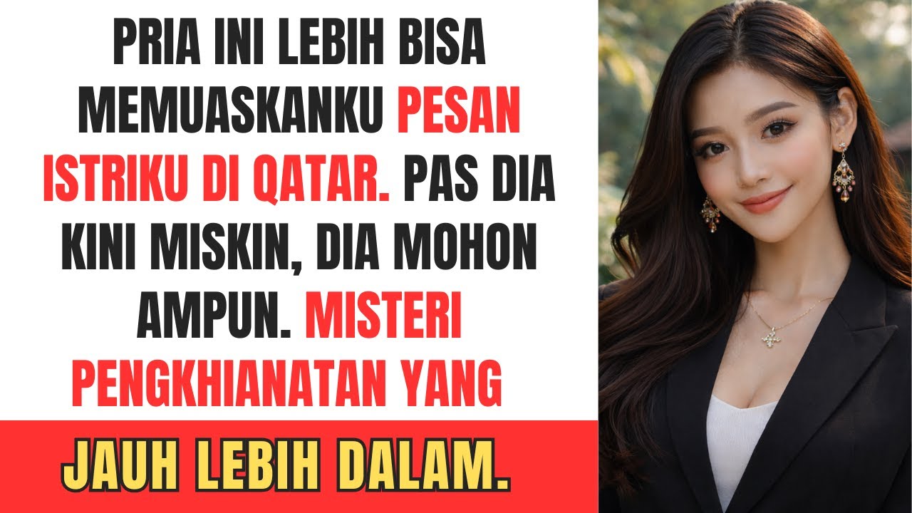 "Pria Ini Lebih Bisa Memuaskanku" Pesan Istriku Di Qatar. Pas Dia Kini Miskin, Dia Mohon AMPUN...