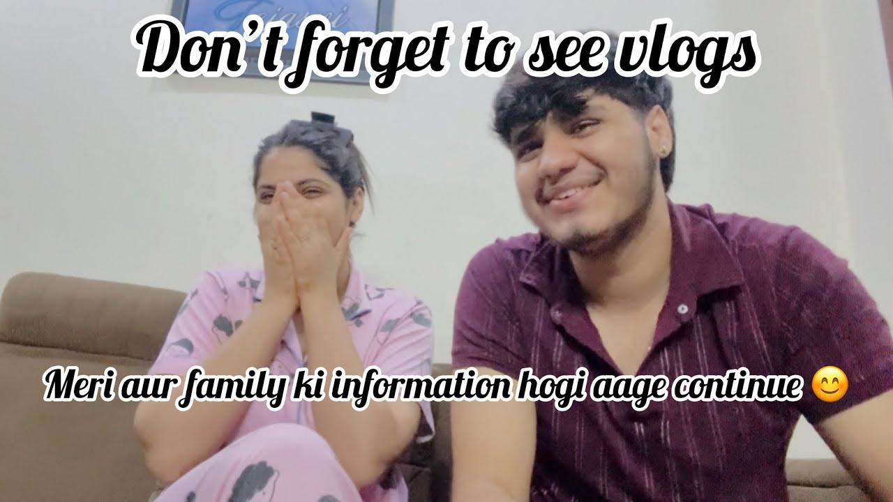 Now you will get to see fun and storie not told till now in vlogs 😊 Don’t forget to see vlogs #vlog 