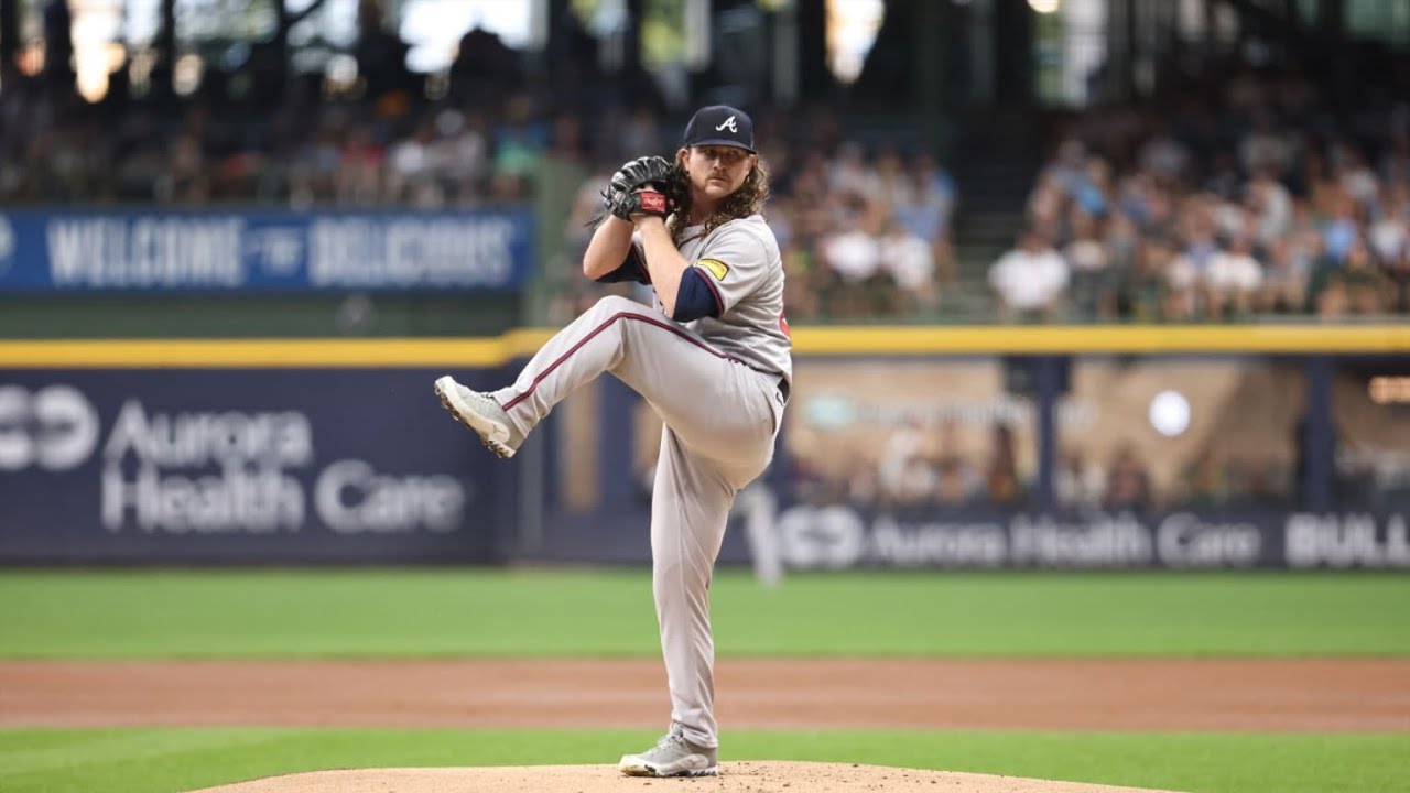 Grant Holmes strikes out 8 Brewers over 5 innings in his first Major League start on 7/29/24