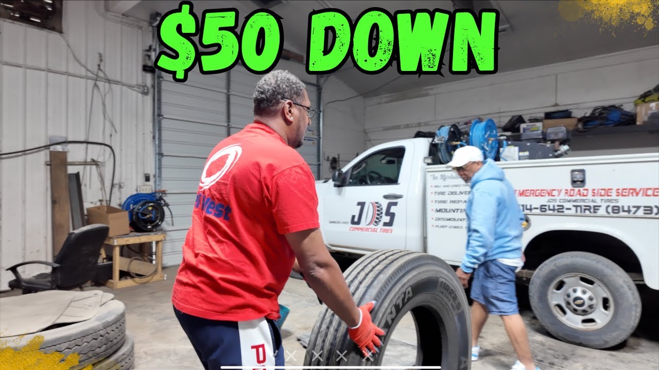 SET OF SEMI TIRES ONLY $50 DOWN | DUMP TRUCK