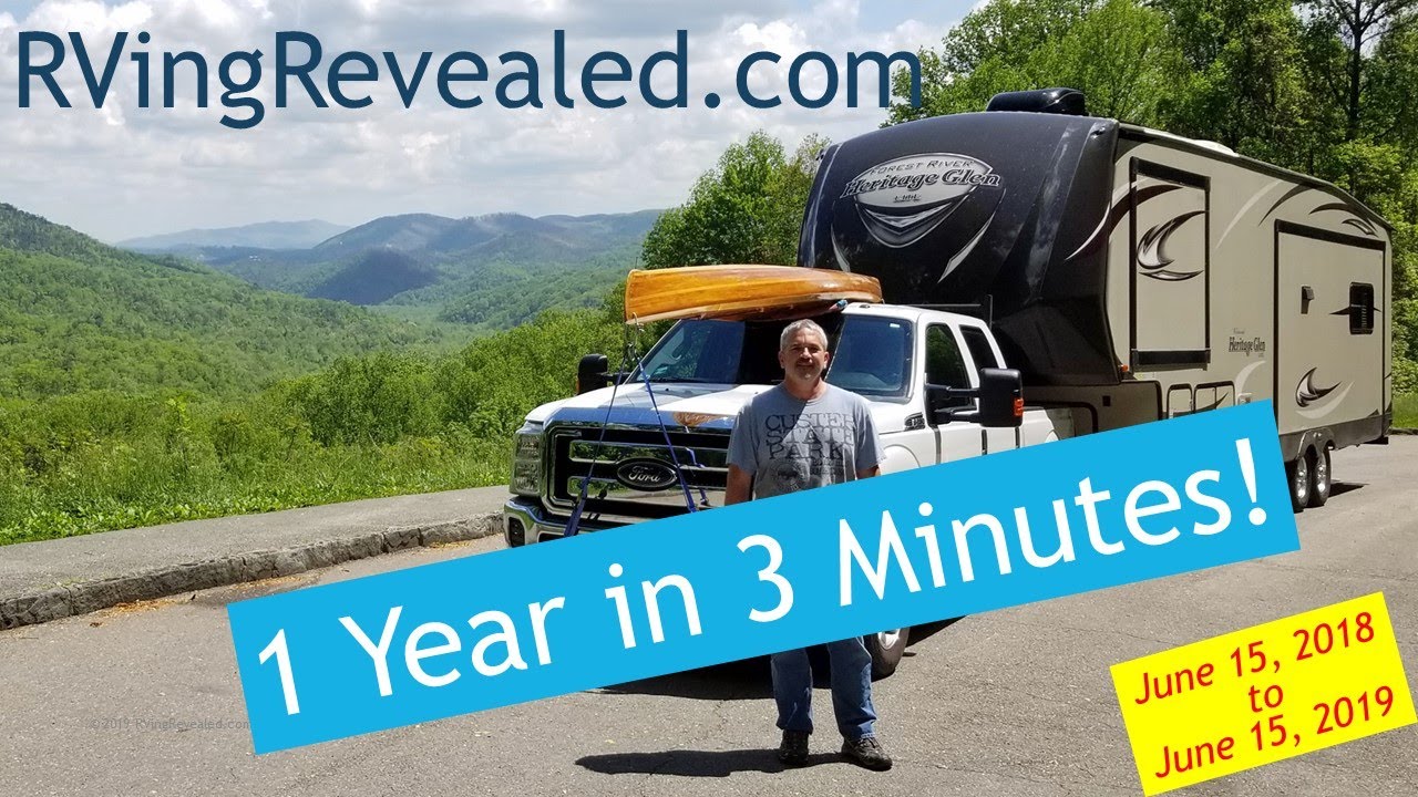 1 Year in 3 Minutes! Full-Time RVing!! #fulltimerv #rvingrevealed #travel #liveyourbestlife