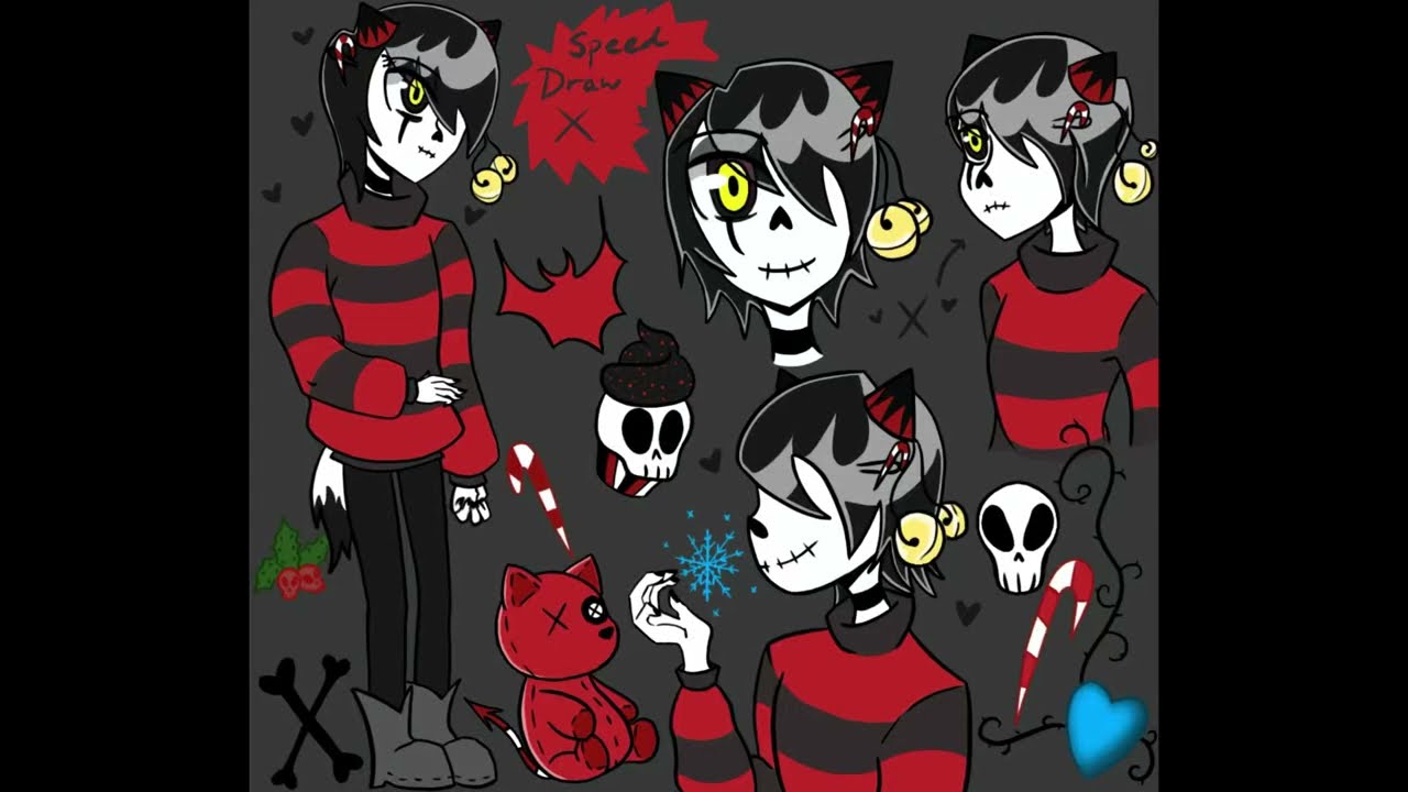 Speed Draw | O.C X - Goth Xmas 