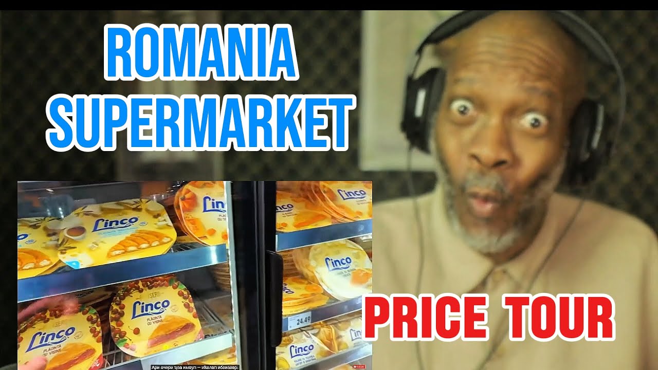 Mr. Giant Reacts Is Romania Europe's most affordable country? (supermarket tour)