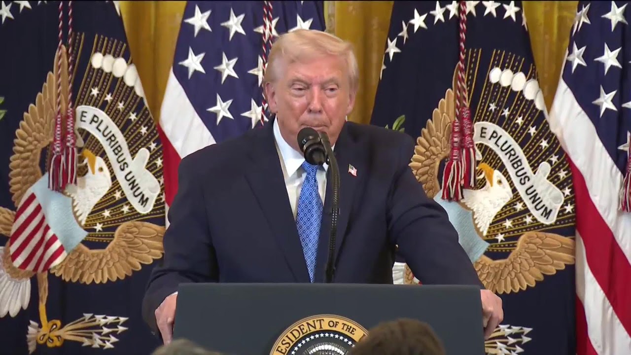 President Trump attends Hanukkah Reception