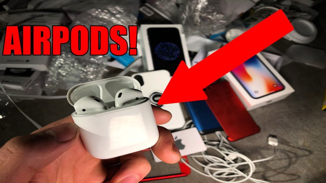 Нашла AirPods в мусорном контейнере Apple Store!! Бесплатные AirPods из Apple Store!