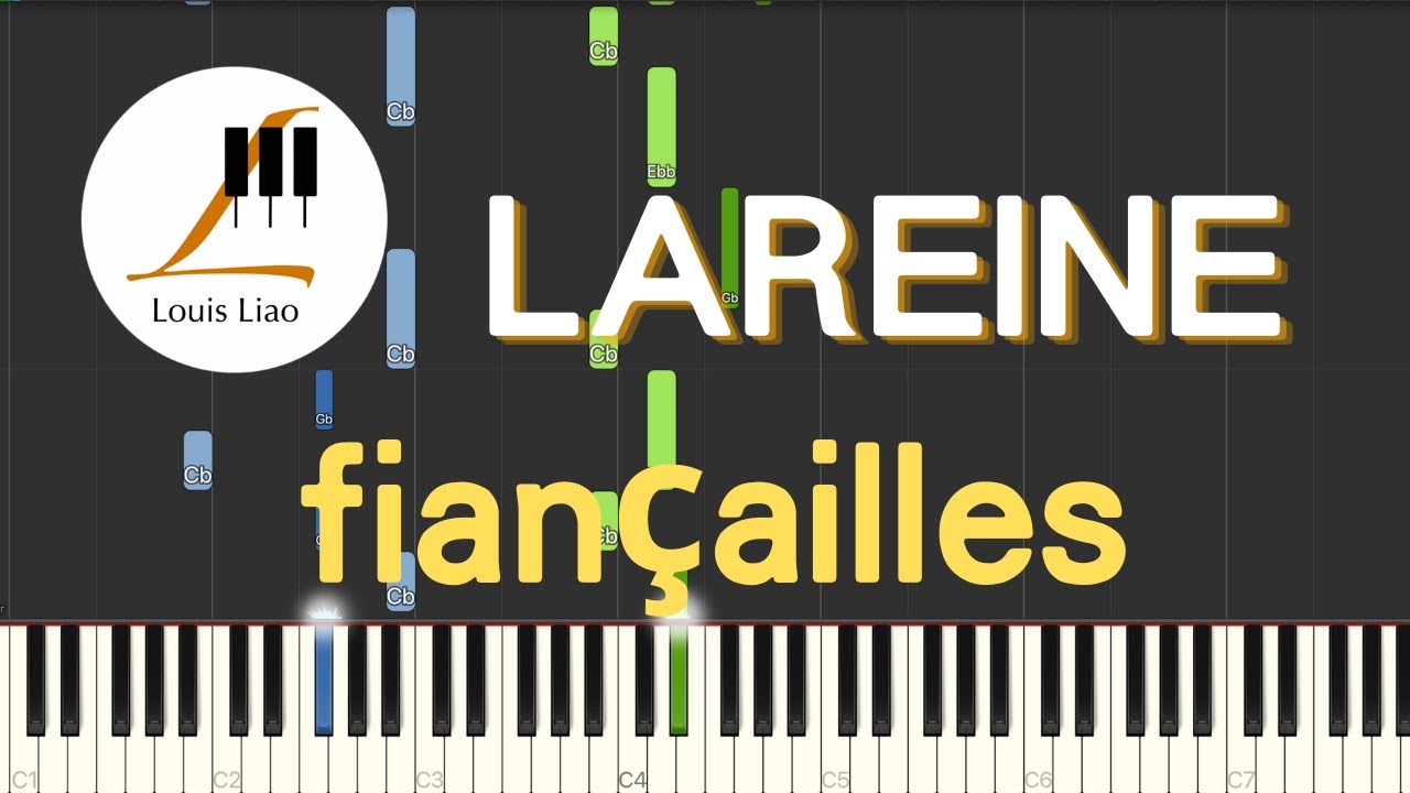 LAREINE fiançailles 鋼琴教學 Synthesia 琴譜