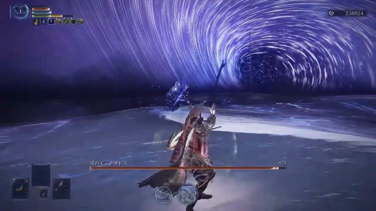 【ナイトレイン】２分で溶けるナメレス　鉄の目　レベル1　ソロ　ノーダメ