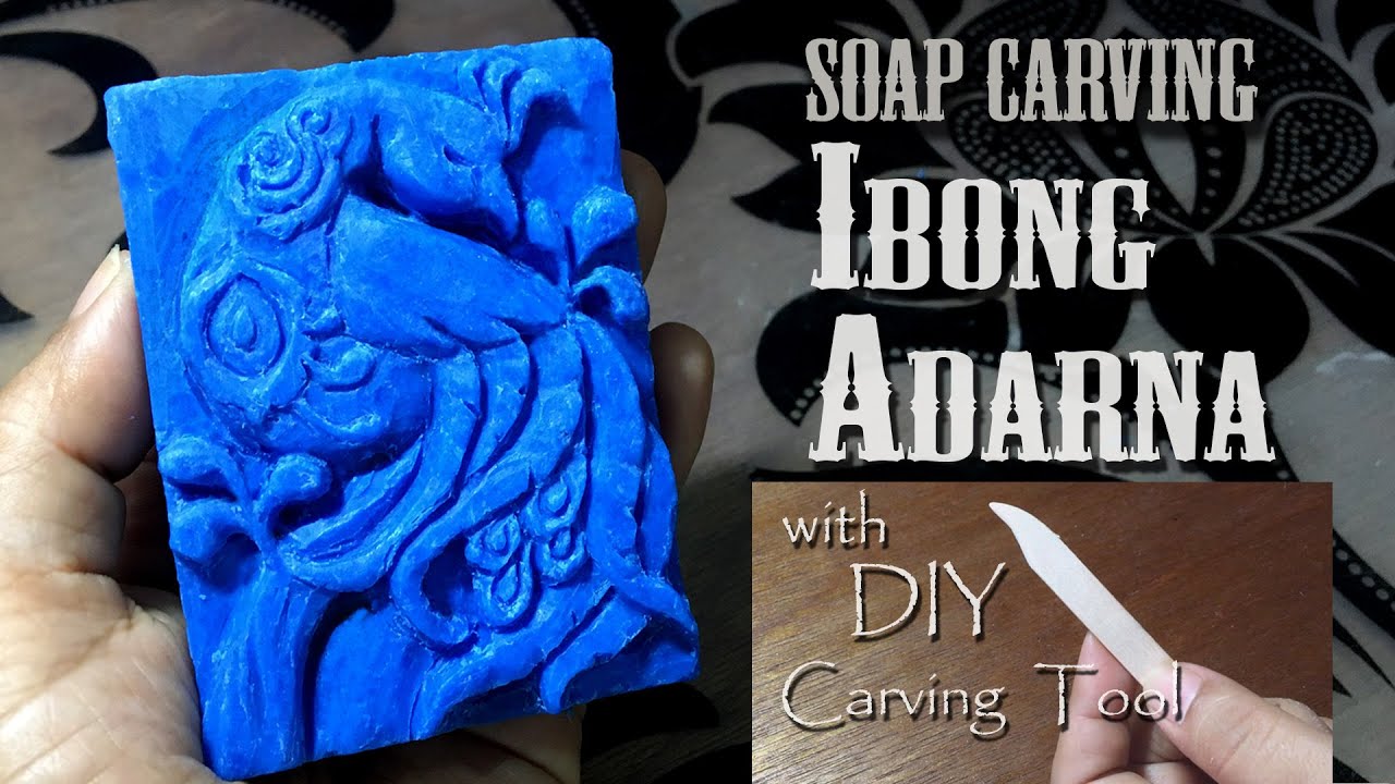 SOAP CARVING Ibong Adarna Using A Simple Homemade Tool