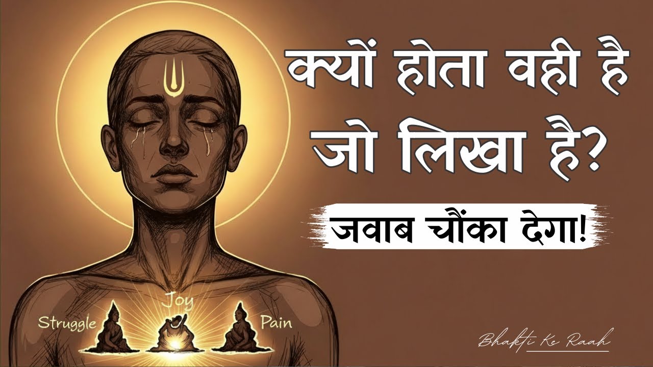प्रारब्ध कैसे चलता है और भगवान क्यों सब कुछ अपने समय पर देते हैं #prarabdh  #BhaktiKeRaah