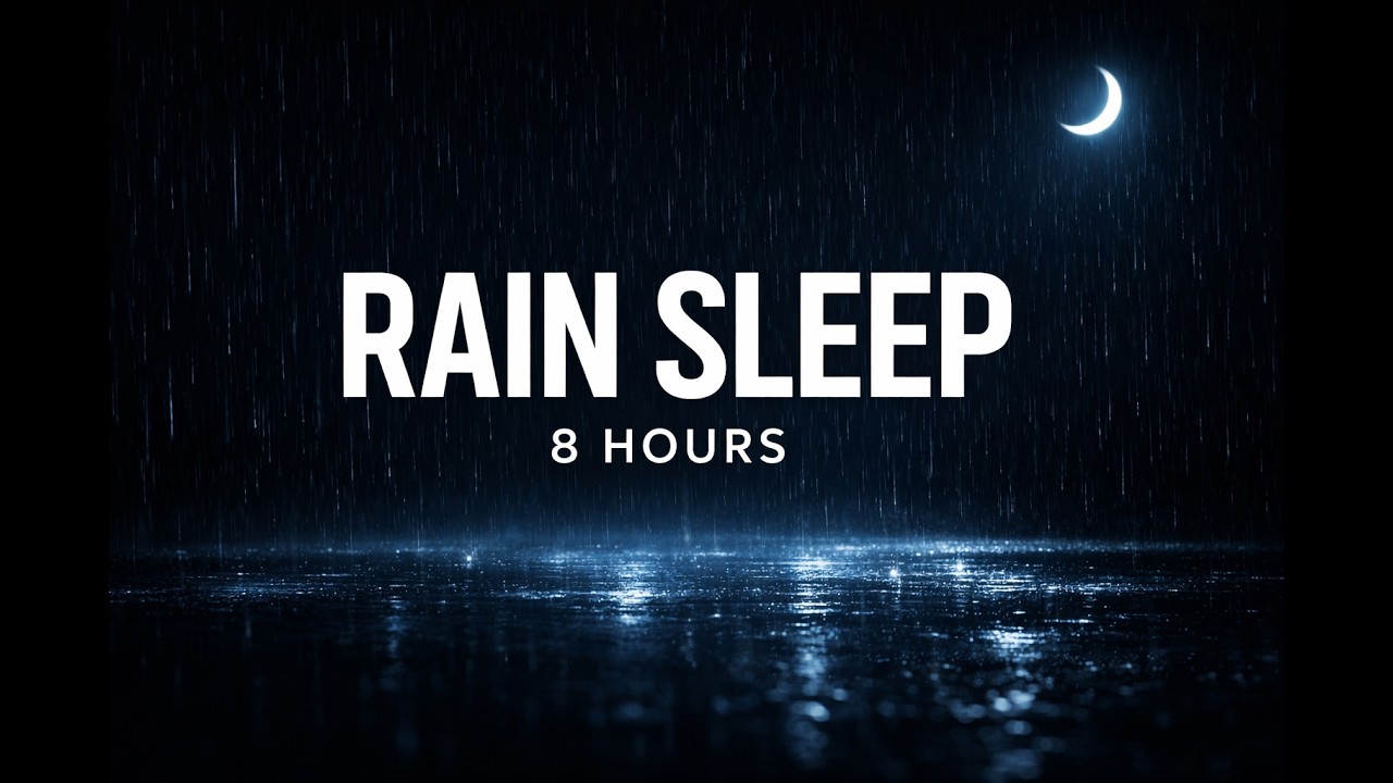 Deep Sleep Music – 8 Hours of Rain Sounds for Insomnia & Stress Relief
