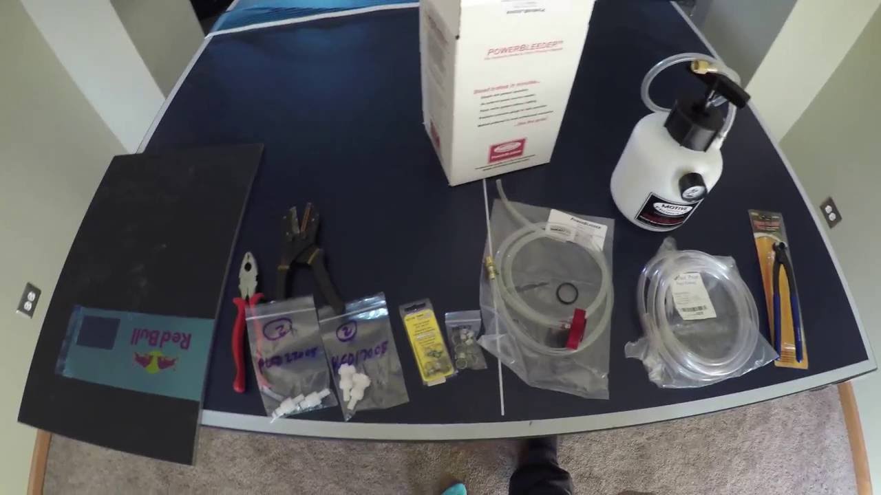 Best Brake Bleeder - easy no clean up DIY option - dry method motive power bleeder