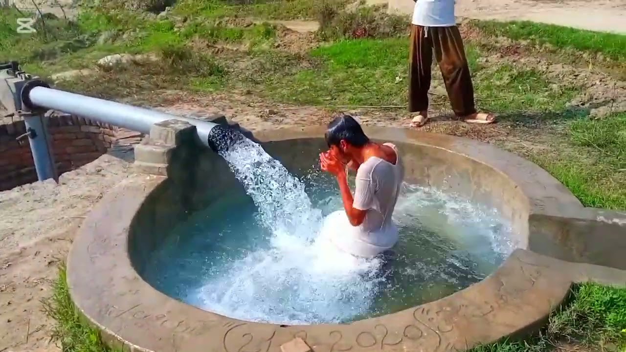 Tubewell swimming  pure daisy and romant mahol