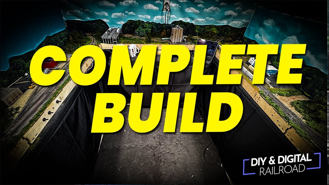 MEGA VIDEO Complete Build of My T-Trak Model Railroad