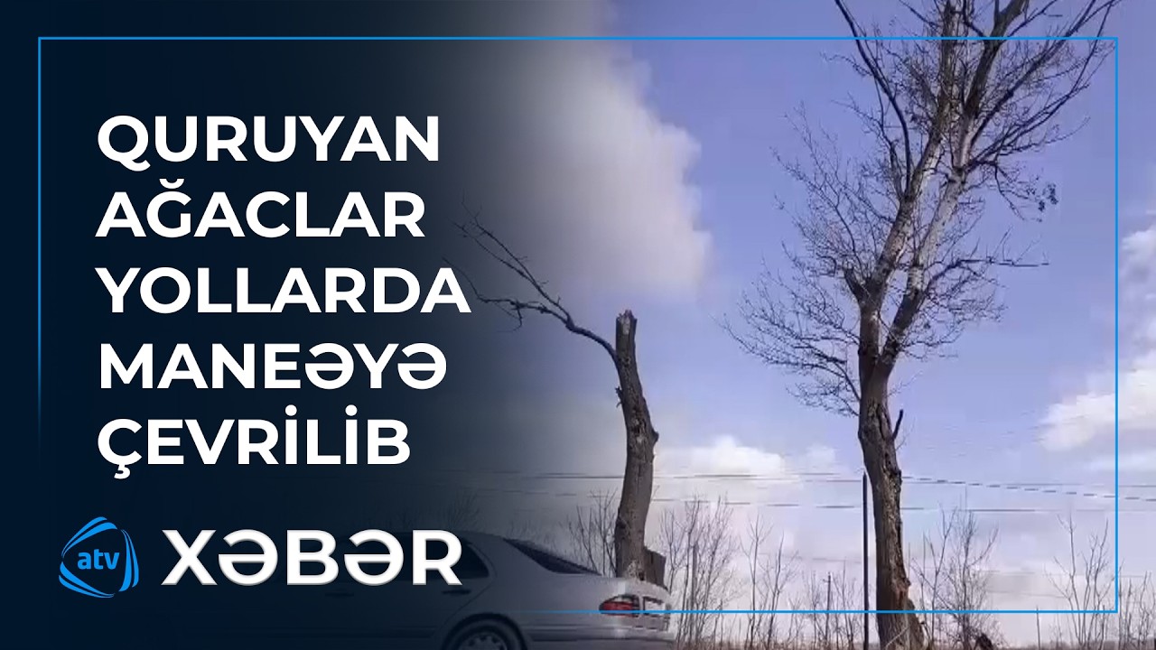 Ağdaş-Ləki yolunda təhlükəli vəziyyət