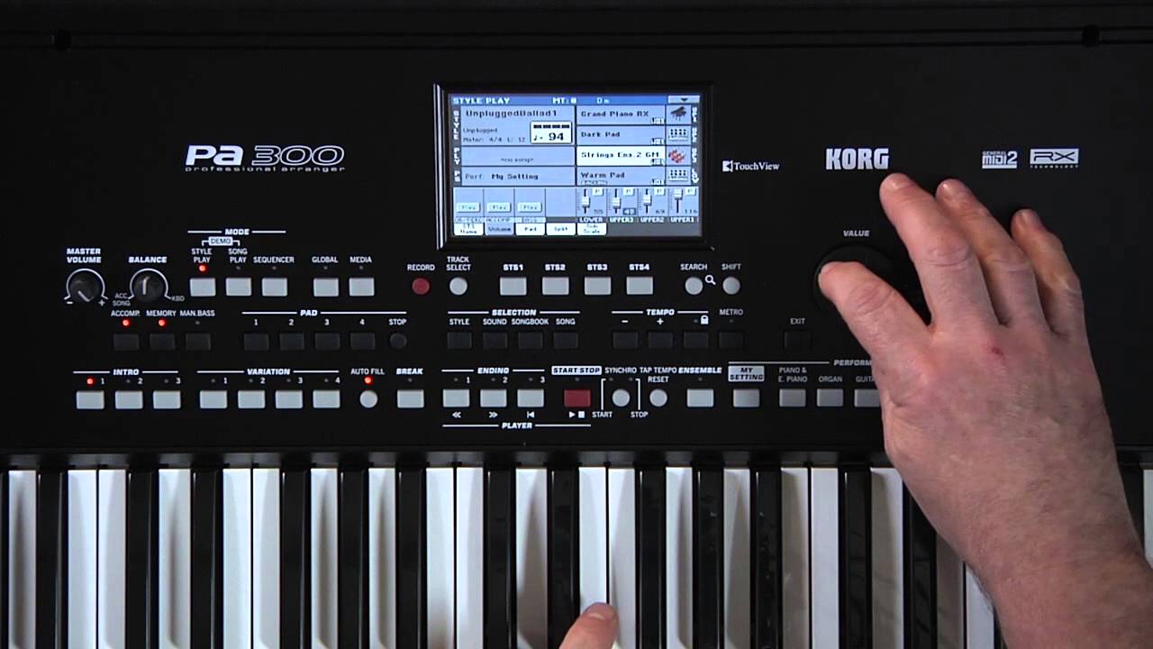 2 - KORG Pa300 - Manuel vidéo : Les sonorités (La Boite Noire)