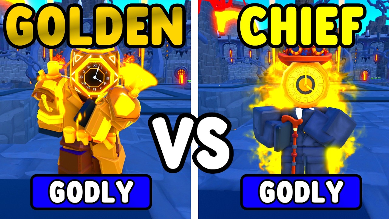 GOLDEN FUTURE VS CHIEF CLOCKMAN (Toilet Tower Defense)
