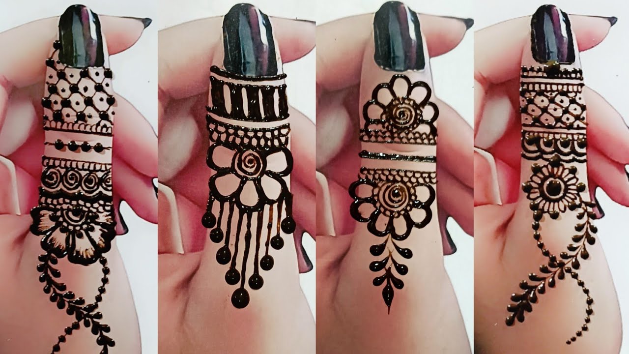 🔥🔥easy top 4 finger mehndi designs/Dulhan special finger mehndi designs/thumb mehndi designs 2026