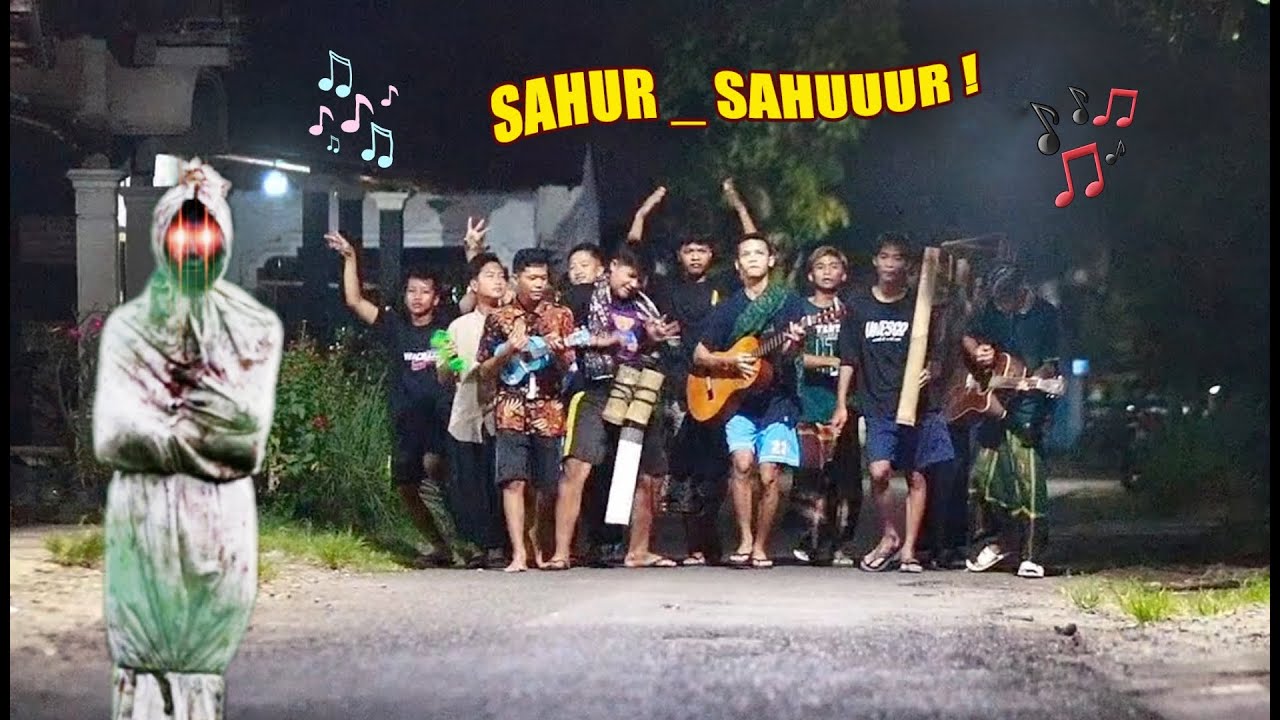 sahur sahur... kompilasi prank pocong dibulan puasa | lucu kocak ngakak🤣
